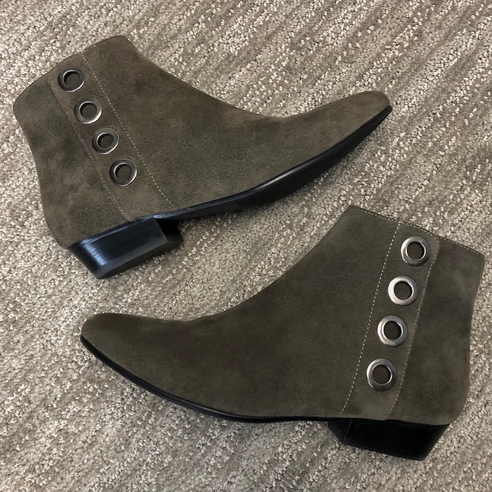 Grey Suede Van Eli Boot / Booties